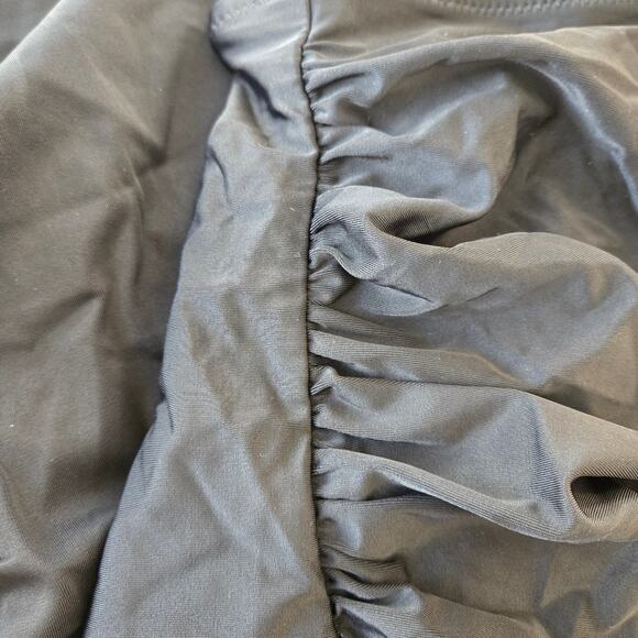 J. Crew Factory V-Neck Ruched One-Piece Swimsuit Size L NWT - Picture 6 of 8